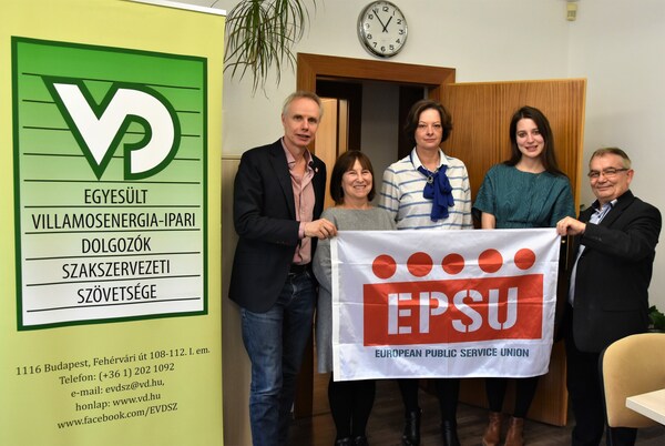 Az EPSU főtitkára Magyarországon