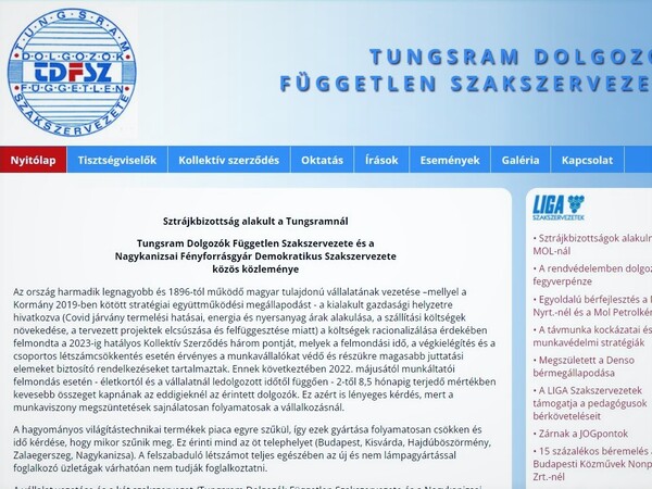 Sztrájkbizottság alakult a Tungsramnál