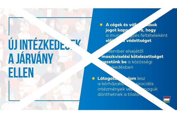 Eltörölt járványügyi intézkedések