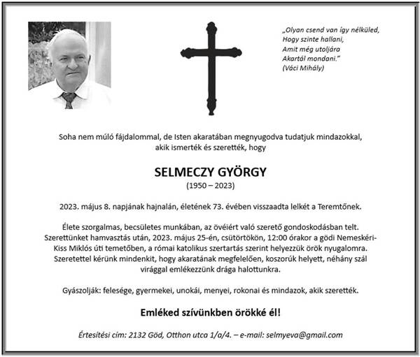 Gyászhír