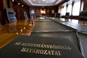 Sorbanállás az Alkotmánybíróságon