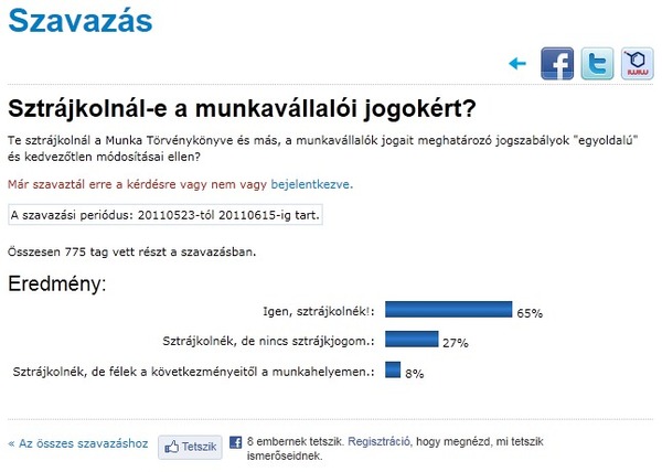 SZAVAZZ! Te sztrájkolnál a munkavállalói jogokért?