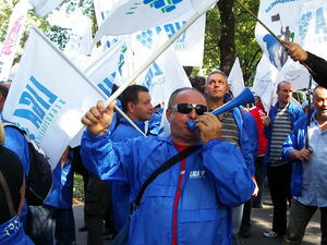 Siker volt a wroclawi ETUC demonstráció