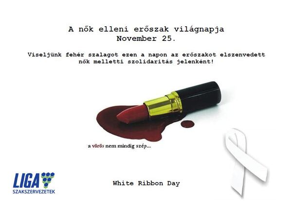 November 25. - A Nők Elleni Erőszak Világnapja