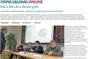 Ki Mit Tett? - rövid szakszervezeti történeti áttekintés