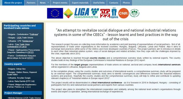 An attempt to revitalize social dialogue and national industrial relations 