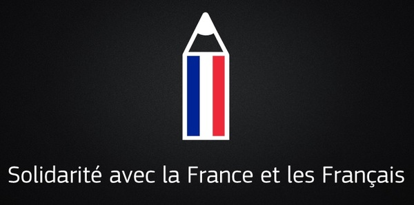 Sympathy and support to the French people on the 7th of January